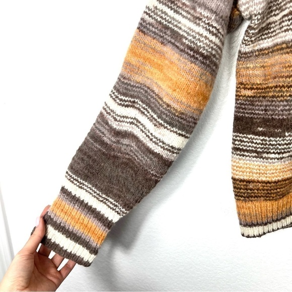 J. CREW Space-Dyed Ribbed V-Neck Cardigan
Sweater Tan Orange size S - Picture 6 of 8